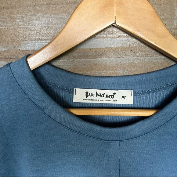 Three Bird Nest Laurel Maxi Dress Boho Oversized Western Laggen Look Womens M - Picture 3 of 4